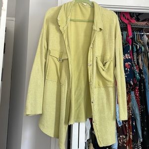 Dressed In Lala Green Shacket